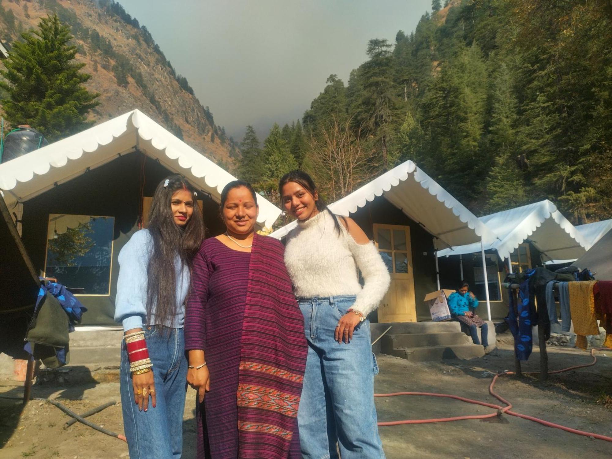 Negi Hill View Camping &Caffe Kasol Eksteriør bilde